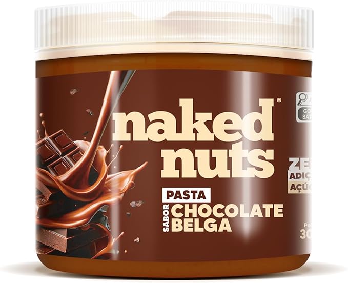 Naked Nuts Pasta De Castanha De Caju Com Chocolate Belga Crocante (150G)
