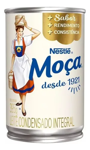 Nestlé Moça Leite Condensado Integral Lata 395gr –