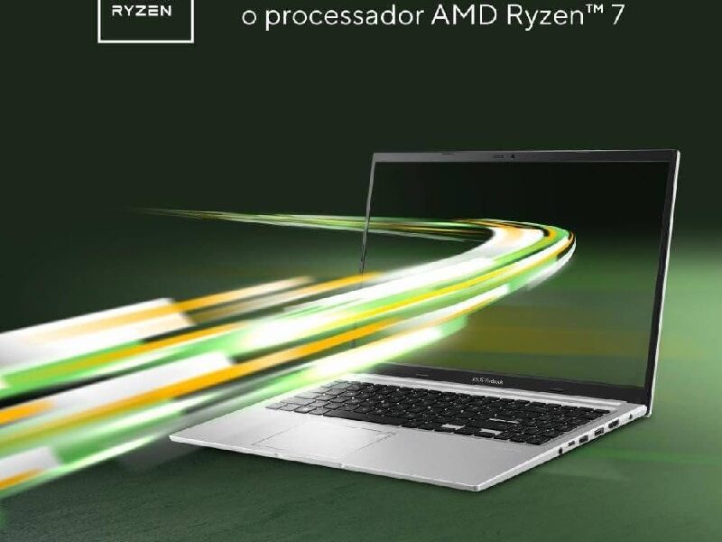 Notebook ASUS Vivobook 15 M1502YA AMD Ryzen 7 5825U 8GB Ram 512GB SSD Linux KeepOS 15,6″ FHD Cool Silver – NJ611