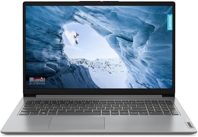 Notebook Lenovo IdeaPad 1 15IRU7 Intel Core i3-1315U 8GB 256GB SSD Windows 11 15.6″ – 83QJ0001BO Cloud Grey