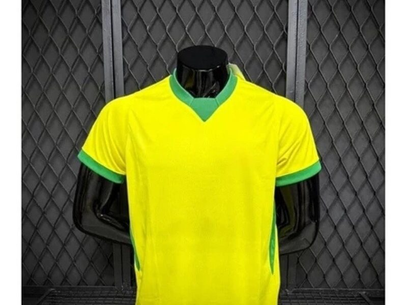 Novo masculino de manga curta versão jogador camisa camiseta moletom esportivo