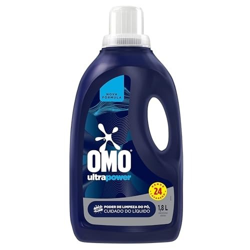 OMO Lava-Roupas Líquido Omo Ultra Power Frasco 1 8L
