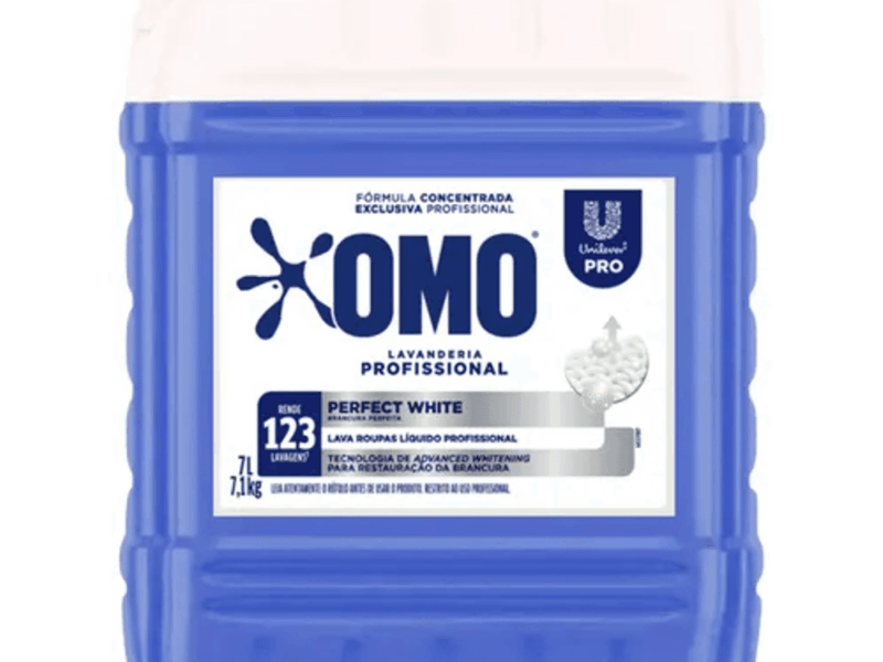 Omo lava roupas líquido profissional Perfect White 7L –