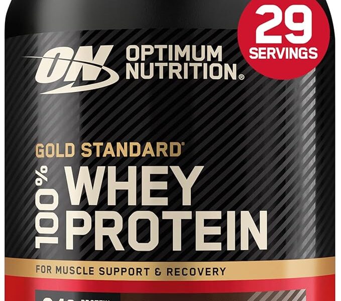 Optimum Nutrition Whey Gold Standard Proteína em Pó Double Rich Chocolate 907g Suplemento Alimentar Esportivo