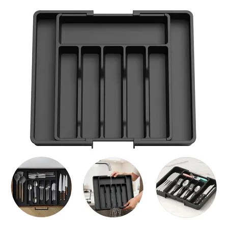 Organizador De Talheres Cozinha C/ Extensor-8 Compartimentos –