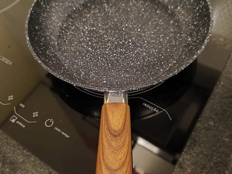 Panela Frigideira Antiaderente Cerâmica Dinda Home Indução Gás Elétrico Linha Premium –