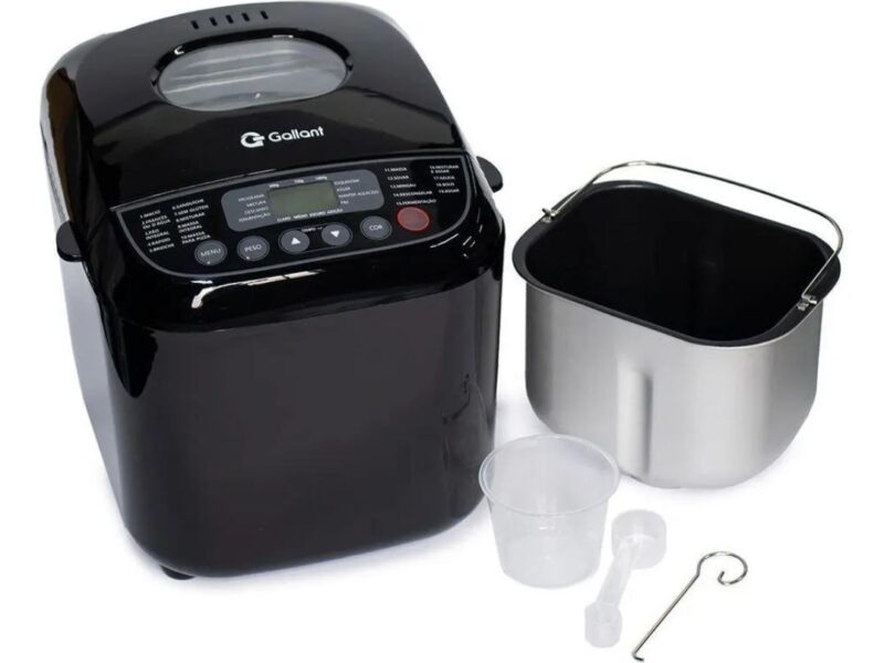 Panificadora 19 Programas Gallant 600w Preta –