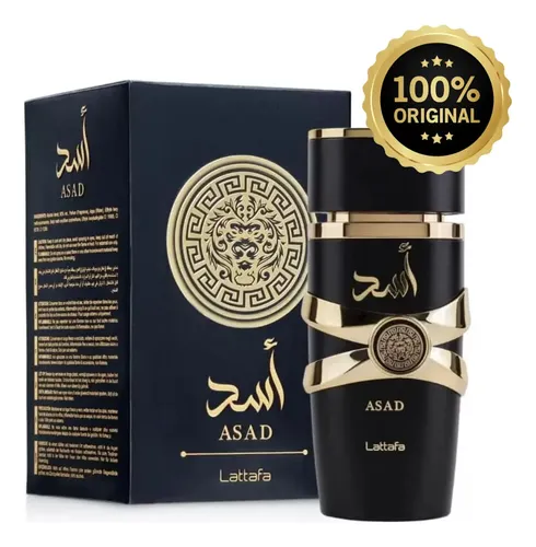 Perfume Lattafa Asad 100ml Eau De Parfum Original Árabe Original Com Nota Fiscal E Selo Original Lataffa –