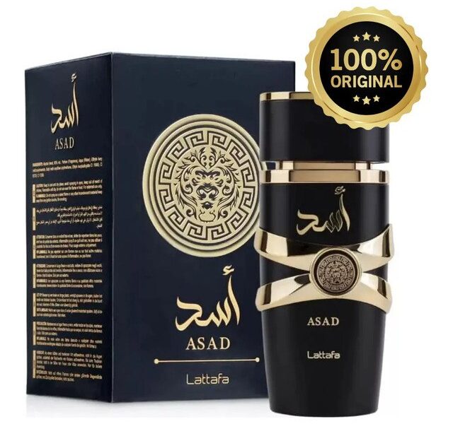 Perfume Lattafa Asad 100ml Eau De Parfum Original Árabe Original Com Nota Fiscal E Selo Original Lataffa –