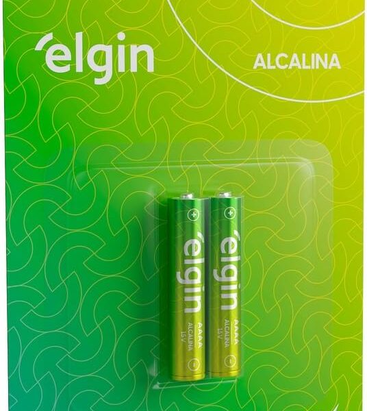 Pilhas Alcalinas AAAA 4A com 2 Unidades Elgin – Pequena