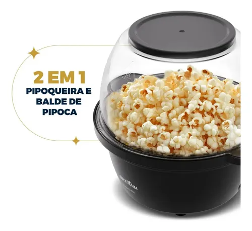 Pipoqueira Britânia com Balde de Pipoca Antiaderente BPI06A –
