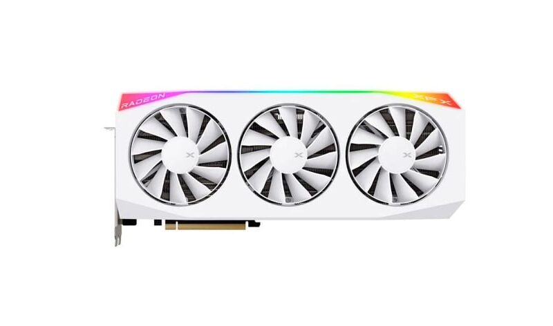 Placa de Vídeo XFX Mercury RX 9070 XT OC WHITE GAMING EDITION WITH AMD Radeon, RGB, 16GB, GDDR6, HDMI 3xDP, RDNA 4 – RX-97TRGBBW9 – Placa de Vídeo –
