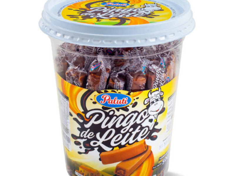 Pote Doce Pingo De Leite 500g C/50 Undades Paluti