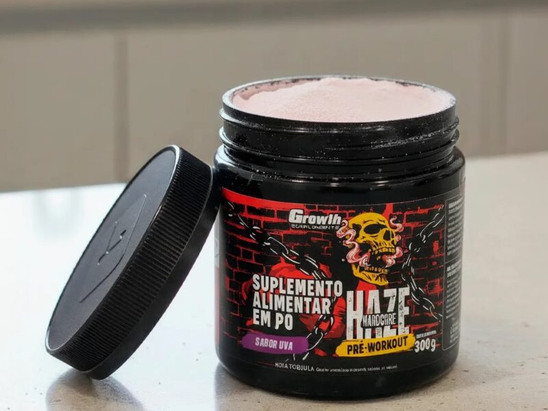 Pré-treino Haze Hardcore 300g Growth Supplements – Uva –