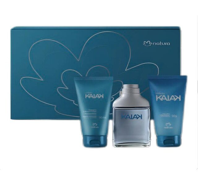 Presente Kaiak Colônia 25ml, Shampoo E P Barba 50ml