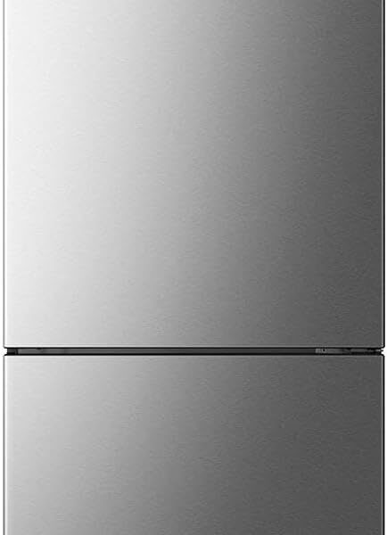 Refrigerador Bottom Freezer Metal Tech Hisense de 02 Portas Frost Free com 499 Litros Inox – RB5P504 110V
