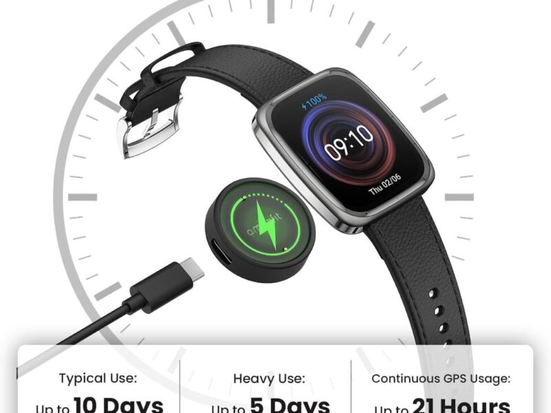 Relógio Inteligente Amazfit Active 2 Smartwatch 1.75 ” Gps 44mm com 160+ Modos Esportivos, Resistente à água, Bateria de 10 dias Sport Strap_Premium Square