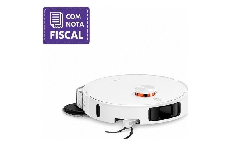 Robô Aspirador S40 Pro Branco Alexa E Google 127/220v Limpeza Automática