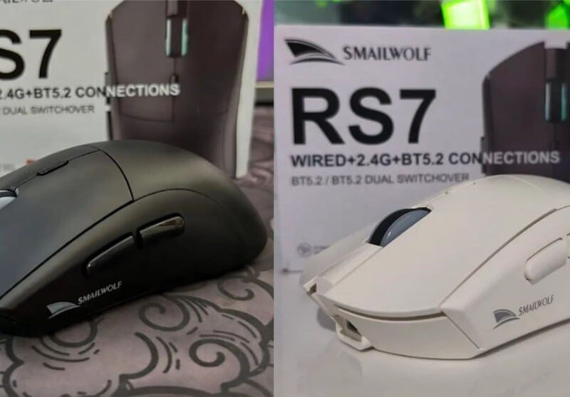SMAILWOLF RS7 Bluetooth mouse para jogos sem fio PAW3311 macro driver laptop desktop computador jogo de escritório 20000dpi – AliExpress