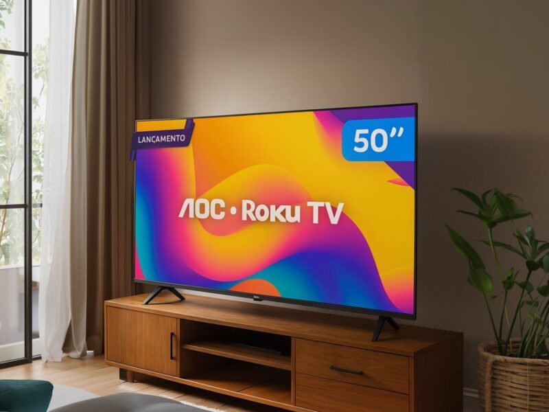 SMART TV 50P DLED AOC 50U7045/78G 4K HD HDR10 HDMI USB