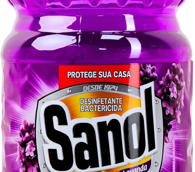 Sanol Desinfetante Líquido Para Uso Geral Lavanda 5 Litros Roxo