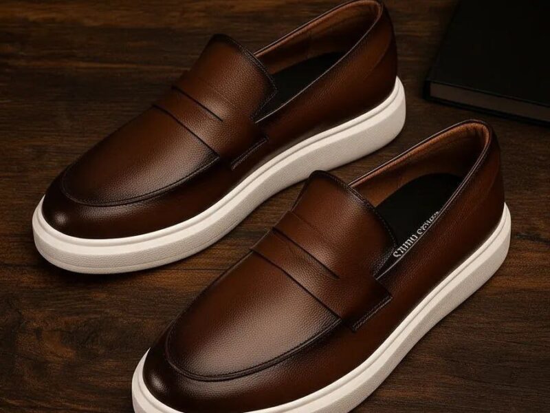 Sapato Masculino Mocassim Loafer Couro Casual Comfort Luxo –