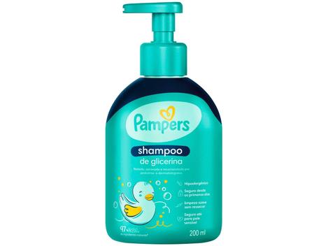 Shampoo para Bebê Pampers Glicerina 200ml – Shampoo Infantil –