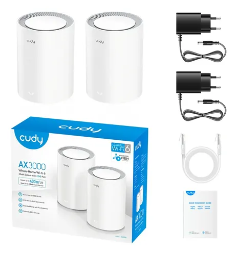 Sistema Mesh Cudy Ax3000 2 Unidades Branco M3000 2-pack –
