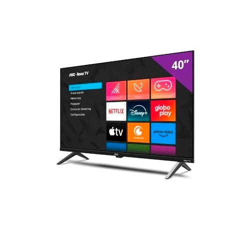 Smart TV 40″ AOC Roku TV DLED Full HD 40S5045/78G – Bivolt