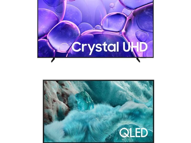 Smart TV 85″ Crystal UHD 4K U8100F + Vision AI TV 50″ QLED Ultra 4K