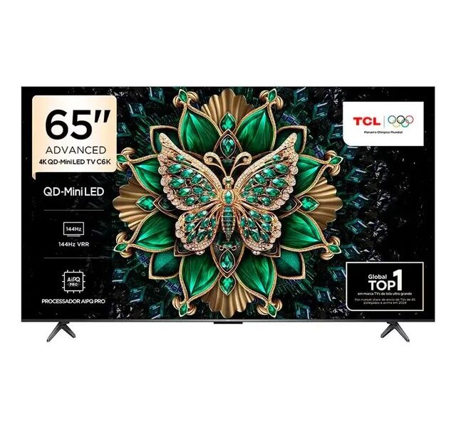 Smart Tv 65 65c6k 4k Qd-mini Led 144hz Com Google Tv Tcl –