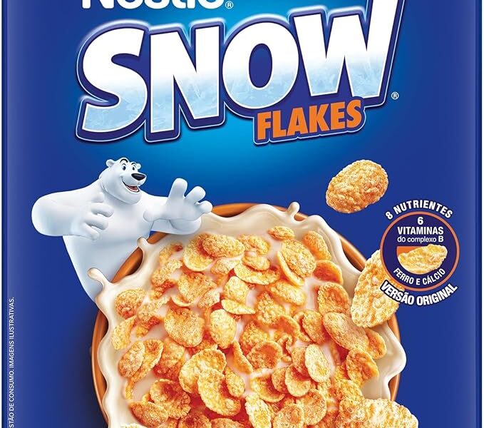 Snow Flakes Cereal Matinal Tradicional Leve 620G Embalagem Econômica