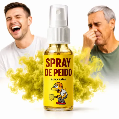 Spray Pum Peido Fedorento Pegadinha Viral Trollagem Brincadeira Perfume Fedido – Marca Black Raipe –