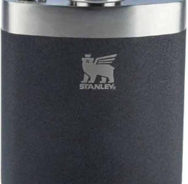 Stanley – Cantil, Abertura Larga para Fácil Enchimento para Destilados, Aço Inoxidável, 236 ml, Foundry Black