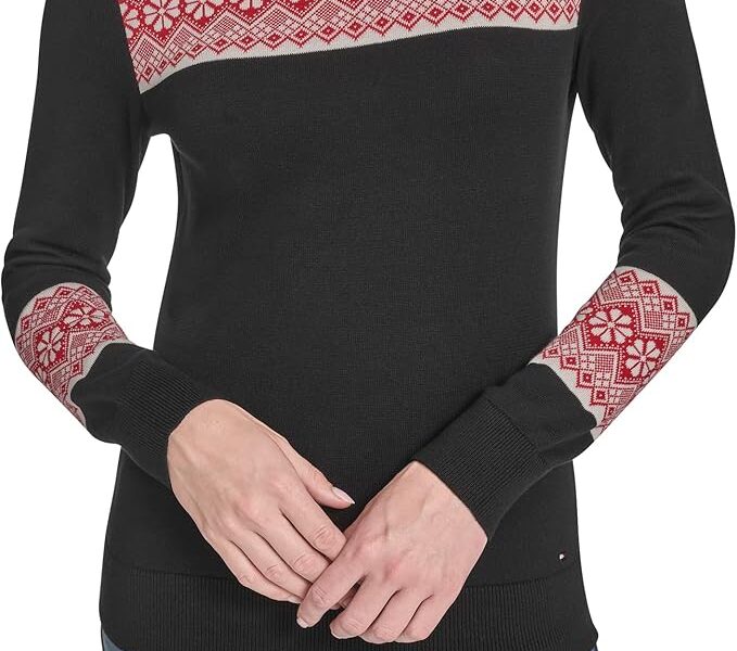 Suéter Long Sleeve Cotton Turtleneck Light Weight Sweater Tommy HilfigerFeminino