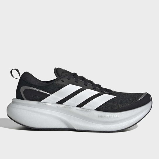 Tênis Adidas Supernova Glide Feminino – Preto+Branco | Netshoes