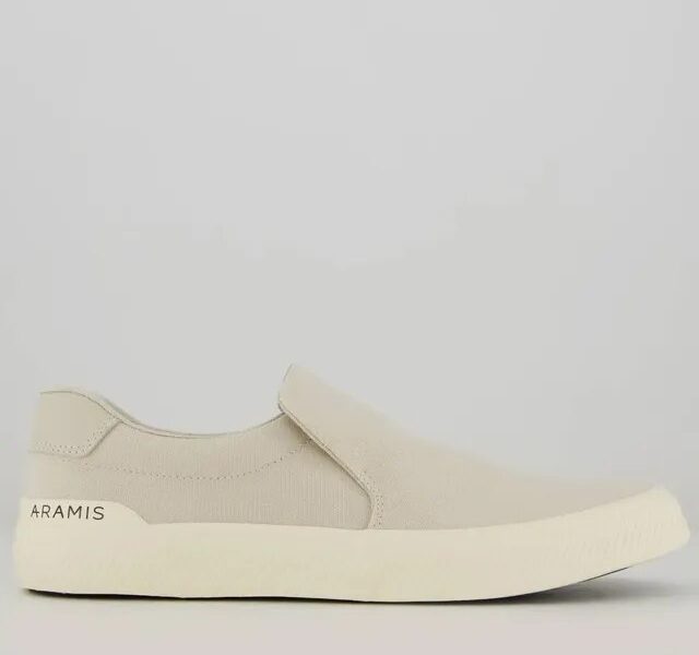 Tênis Aramis Daily Slip Canvas Bege Masculino Adulto Casual –