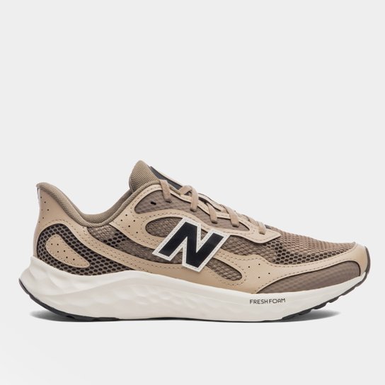 Tênis New Balance Fresh Foam Arishi V’4 Masculino – Marrom+Bege | Netshoes