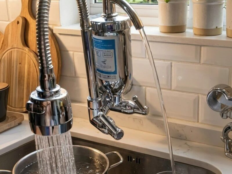 Torneira Com Filtro Com Purificador Agua Bica Flexível Gourmet para Cozinha Parede Luxo Chuveirinho 2 Modos de Jatos A Mais Vendida