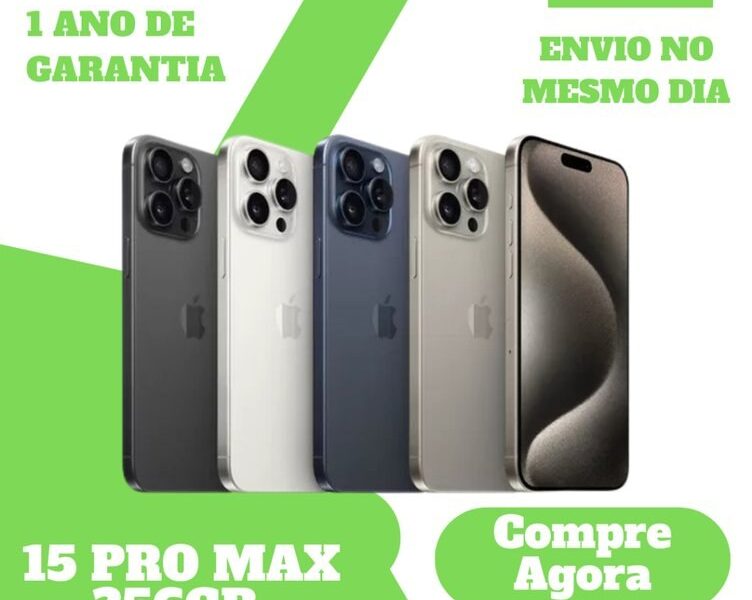 Usado: iPhone 15 PRO MAX 256GB • Original • 1 Ano de Garantia