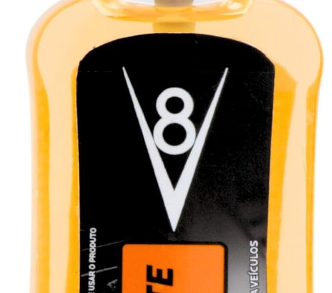 V8, Perfumador de ambientes para automóveis (Aromatizador de ar) em Spray Carro Limpo, 60 ml, Laranja