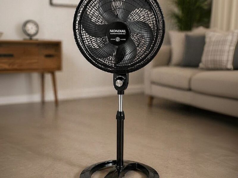Ventilador Coluna 40cm Super Power Mondial 140W VSP-40C-NB –