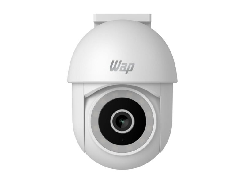 WAP Câmera de Segurança LENS 300, 360° Graus, Áudio Bidirecional com Cancelamento de Eco e À Prova D’Água, 5W 5V