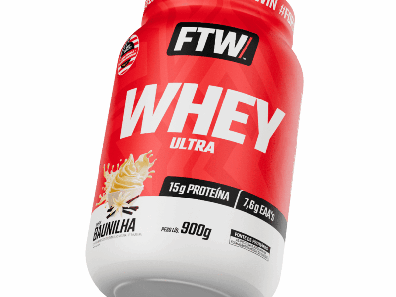 Whey Ultra Protein Concentrado Pote 900g – FTW
