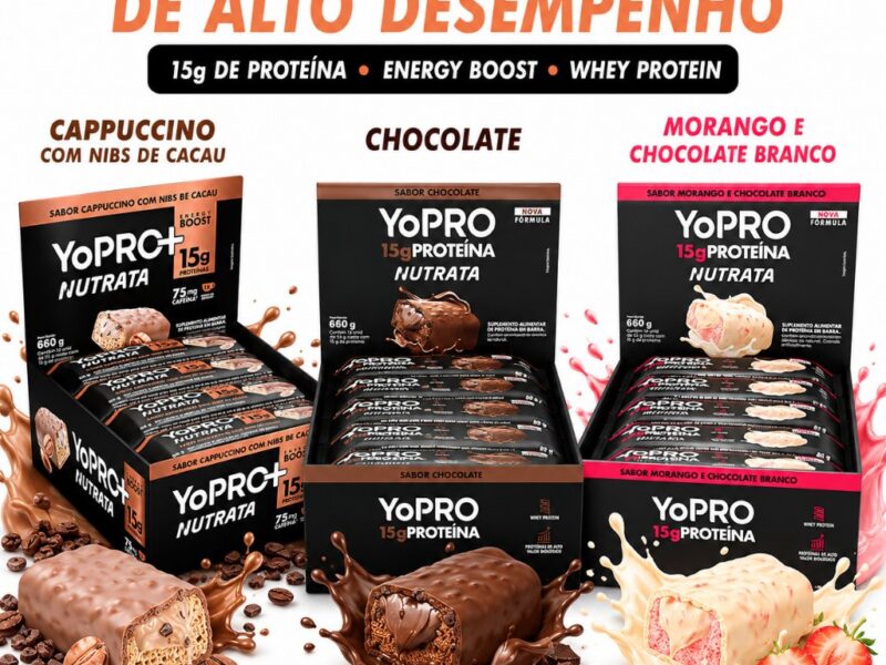 Yopro Bar 55g Display Com 12 Unidades Nutrata