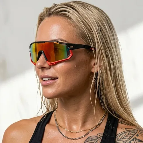 Óculos De Sol Ciclismo Bike Esportes Run Pedal Polarizado –