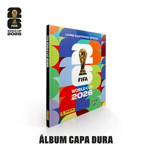Álbum Capa Dura Fifa World Cup 2026 Panini Oficial –