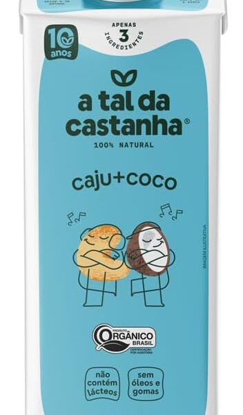 3 Corações A Tal Da Castanha Caju+Coco – Bebida Vegetal 1L