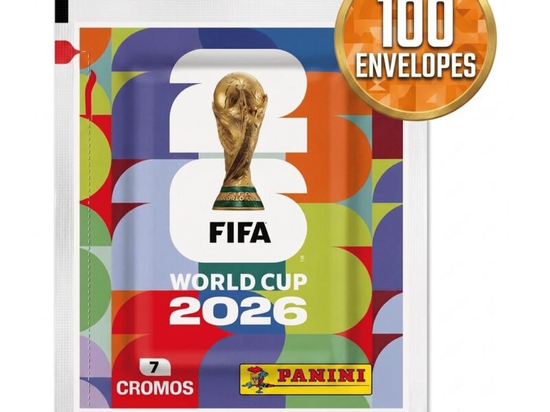 700Figurinhas Panini da Copa do Mundo 2026 – 100 Envelopes com 7 Figurinhas Display