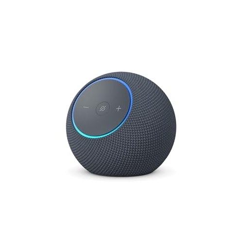Amazon Echo Dot Max (Geração mais recente), smart speaker com Alexa, som envolvente e hub de casa inteligente integrado, ideal para sua sala de estar, Cor Grafite, com Acesso Antecipado à Alexa+